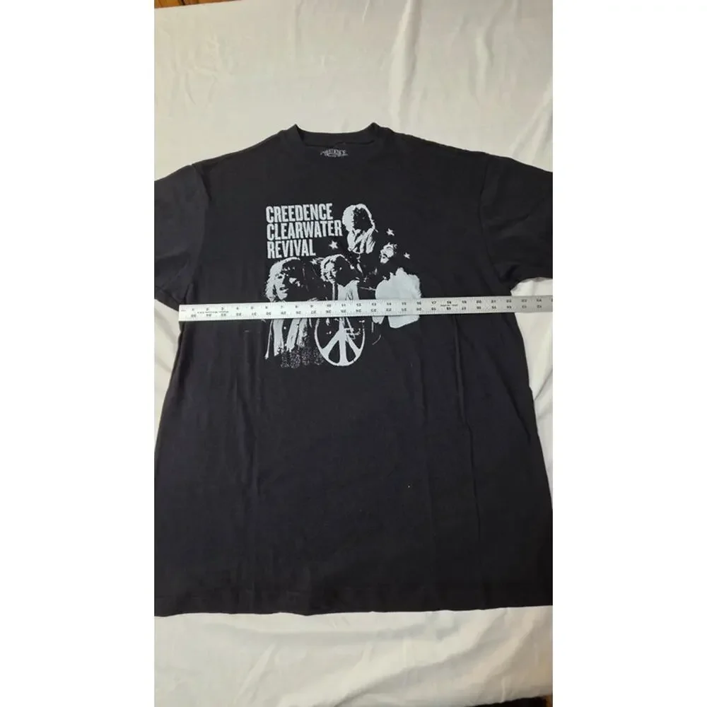Creedence Clearwater Revival CCR Graphic T-Shirt Band Tee Black Men's XL nwot